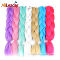 Single Color Jumbo Crochet Braid Synthetic Braiding Hair